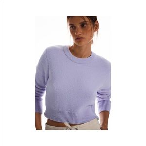 Zara soft touch cropped sweater 🏷